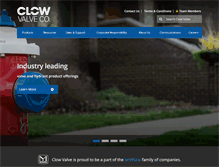 Tablet Screenshot of clowvalve.com